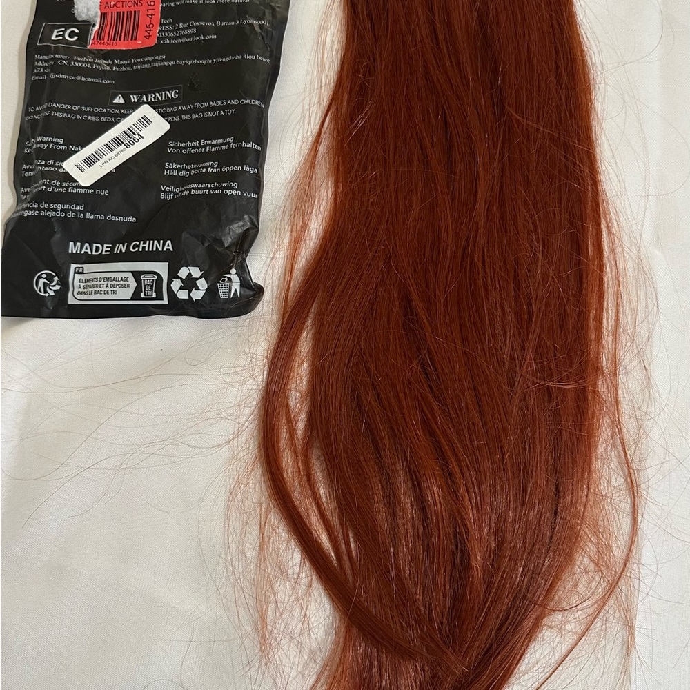 Elegant Auburn Hair Extension